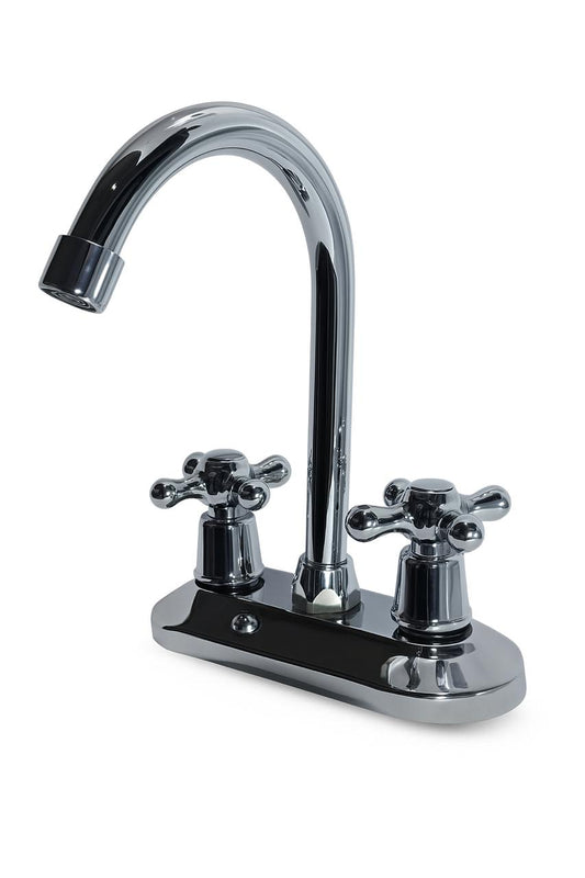 MEZCLADOR LAVAMANOS 4"

•TIPO MESON
•CUERPO EN ABS
•CUELLO EN ACERO INOX
•MANIJA TIPO CRUCETA
•BOCCHERINI