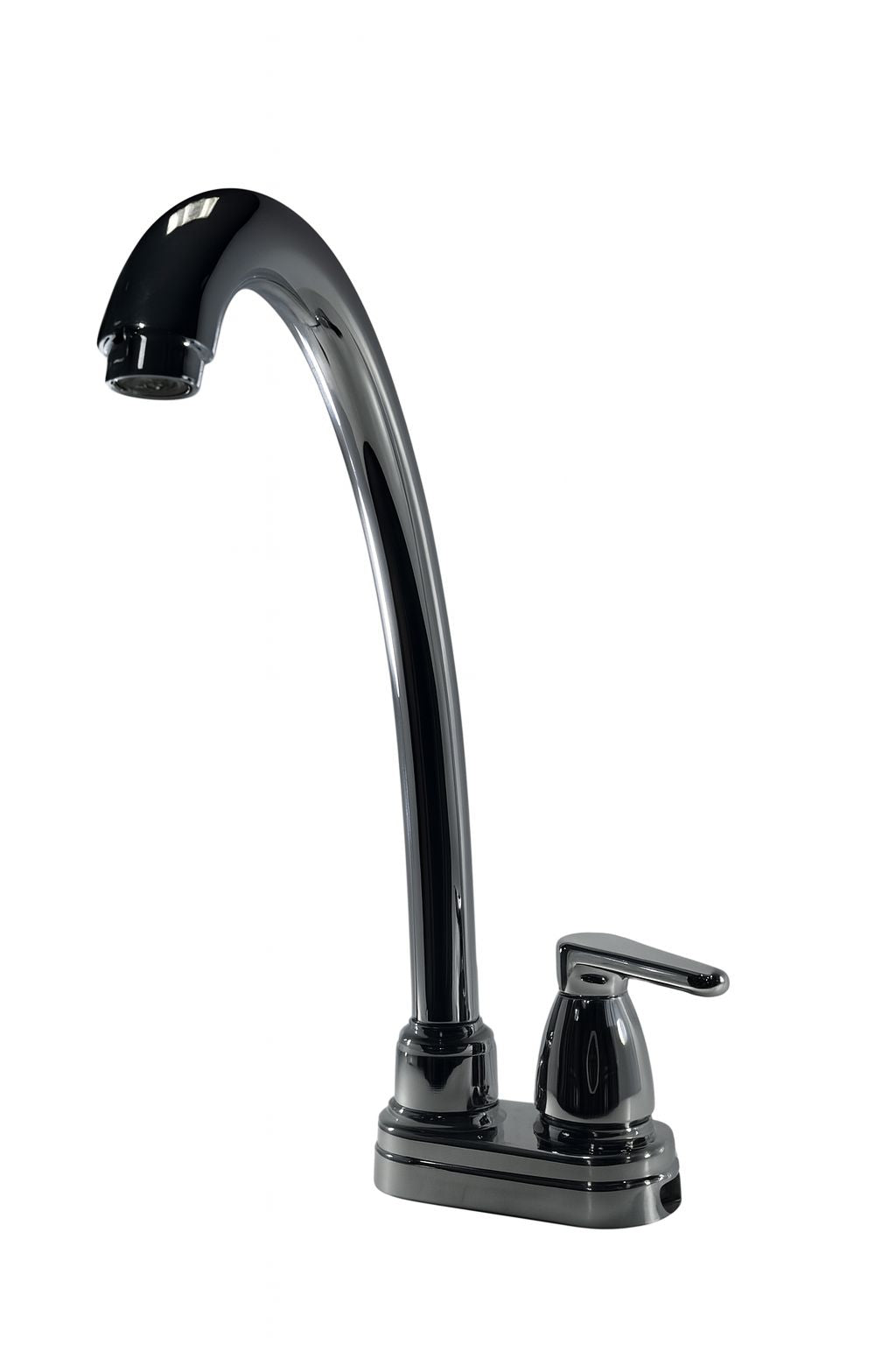 LLAVE LAVAPLATOS SENCILLA CROMADA
•CUERPO Y CUELLO EN ABS
•MANIJA TIPO PALANCA
•CROMADA
•CUELLO CISNE
•GRIVAL
